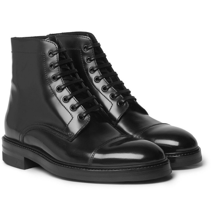 Photo: Paul Smith - Master Polished-Leather Boots - Men - Black