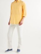 ANDERSON & SHEPPARD - Linen Shirt - Yellow