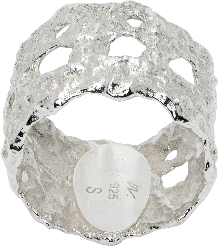 Photo: OUR LEGACY Silver Abstract Lace Ring
