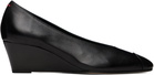 Aeyde Black Calea Cap Heels