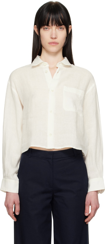 Photo: A.P.C. Off-White Sophie Logo Shirt