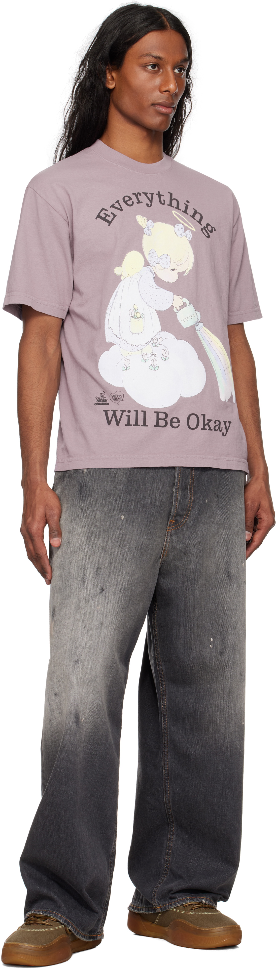 Online Ceramics Purple Precious Moments 'Everything Will Be Okay' T-shirt