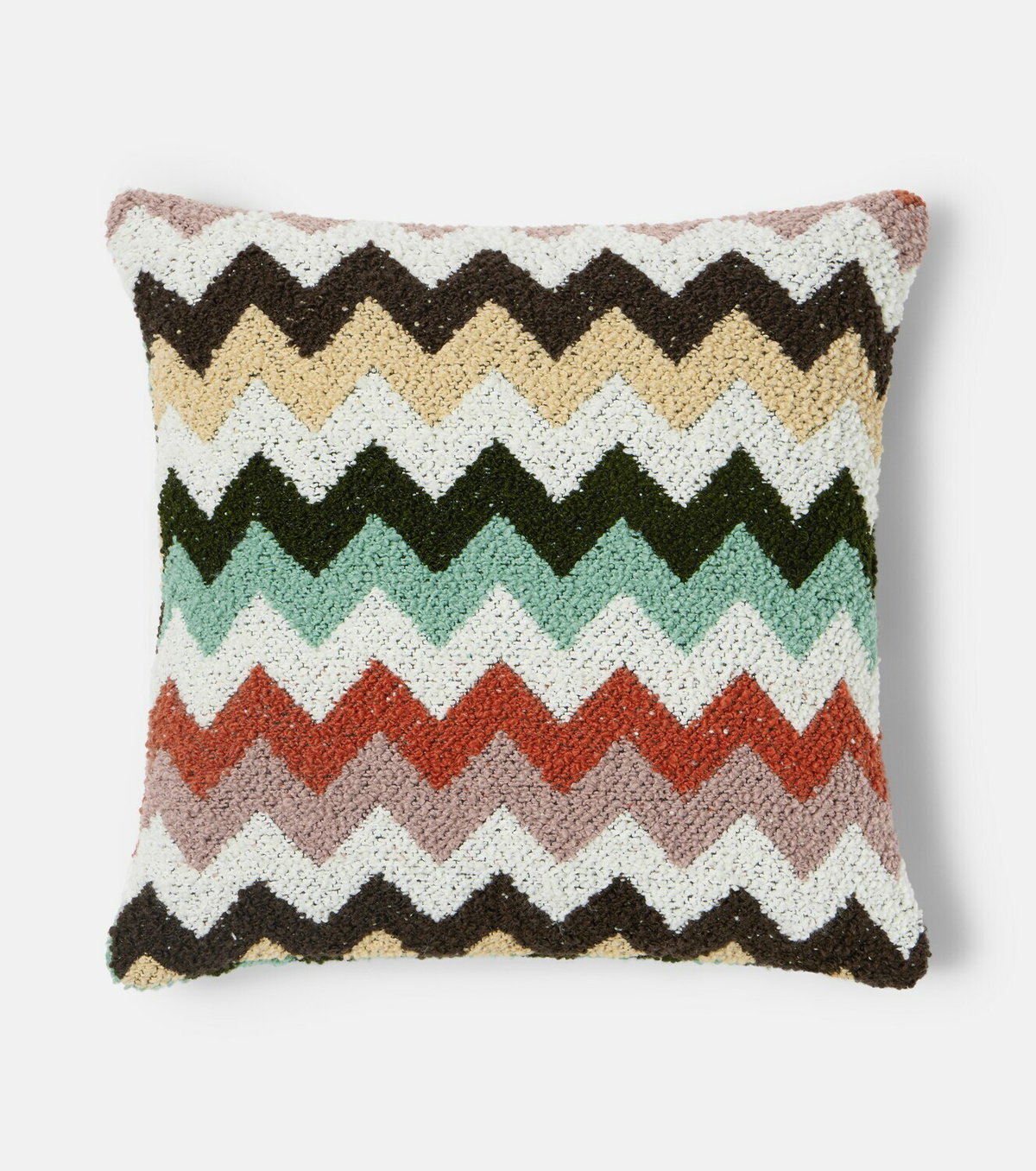 Missoni Riccio Zigzag cotton bouclé cushion