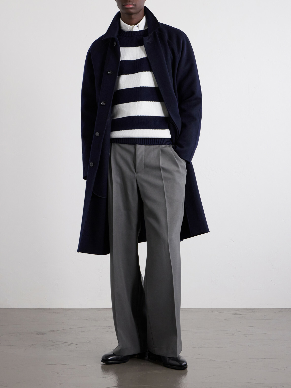 Kiton - Cashmere Coat - Blue