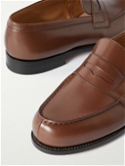 J.M. Weston - Leather Loafers - Brown