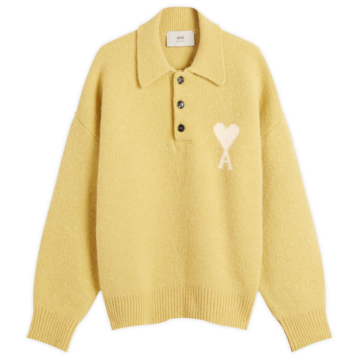 AMI Paris Green Ami De Cœur Turtleneck AMI