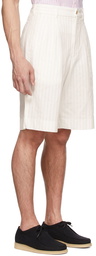 Comme des Garçons Homme Deux Off-White Polyester Shorts