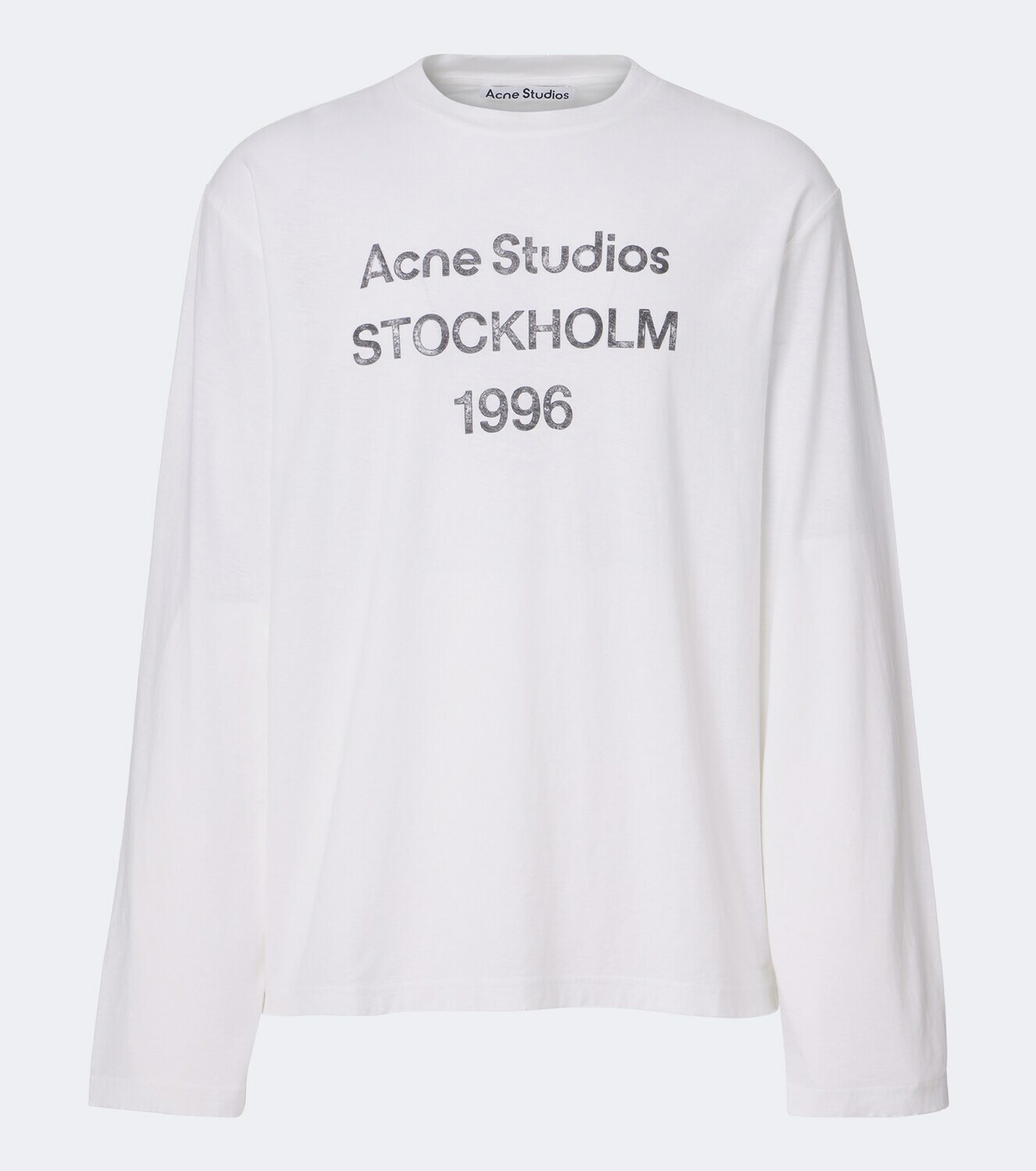 Acne Studios Logo cotton-blend jersey T-shirt
