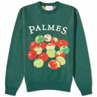 Palmes Men's Apples Crew Knit in Green