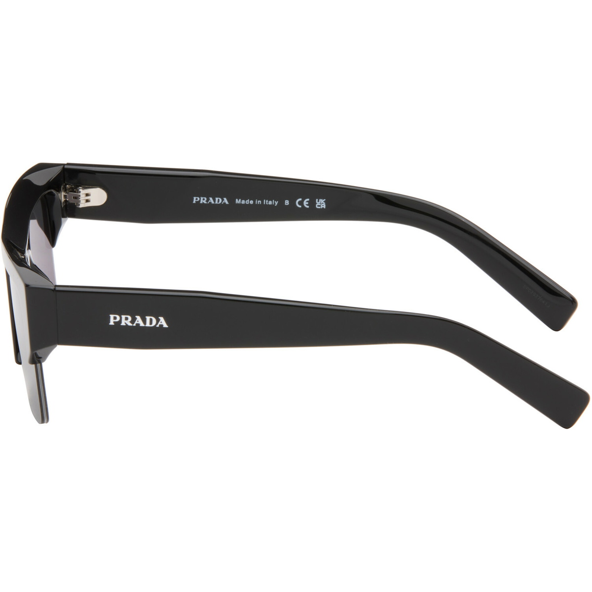 Prada Eyewear Black Square Sunglasses