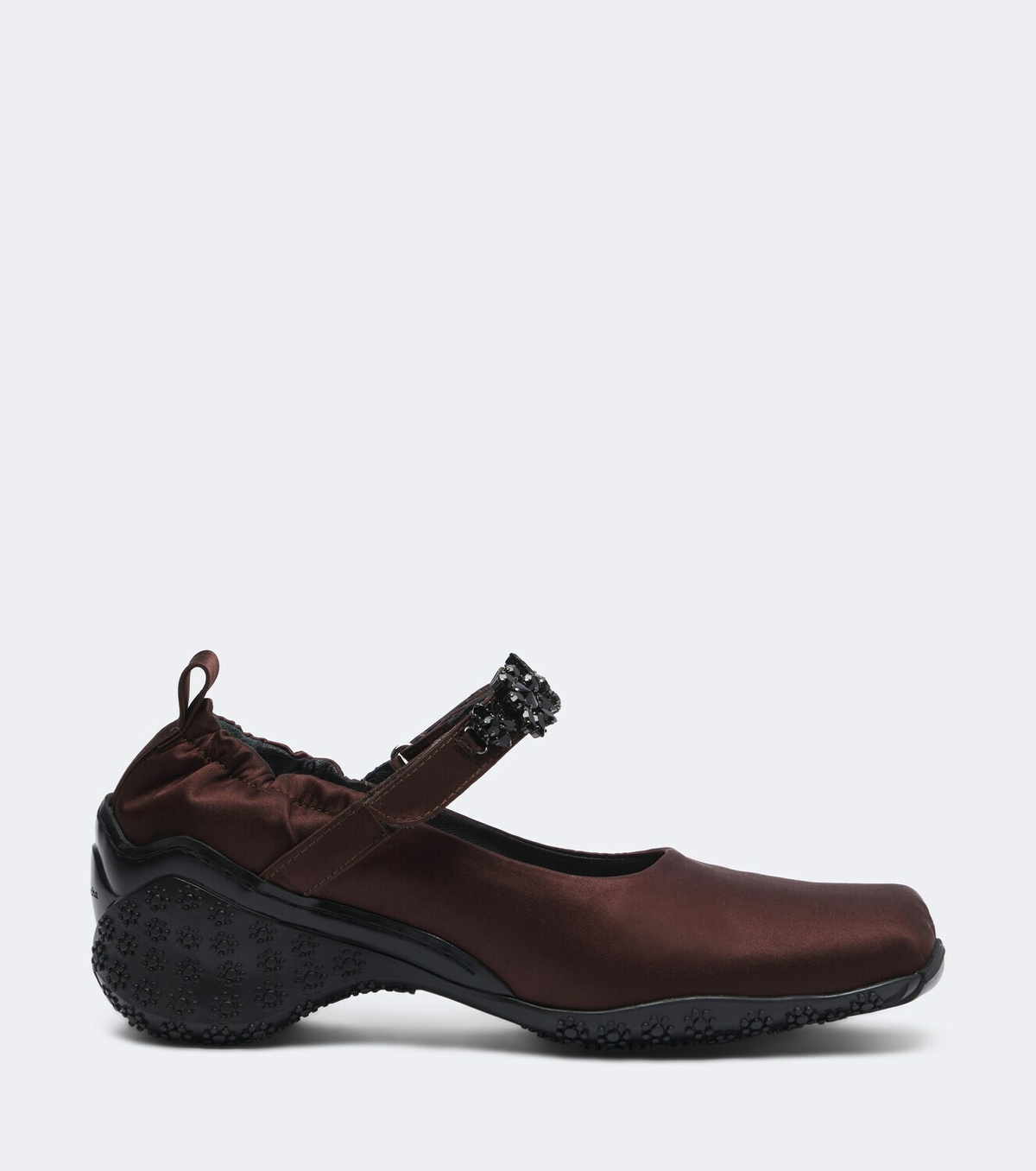 Simone Rocha Turbo embellished satin Mary Jane flats