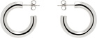 LEMAIRE Silver Classic Hoops S Earrings