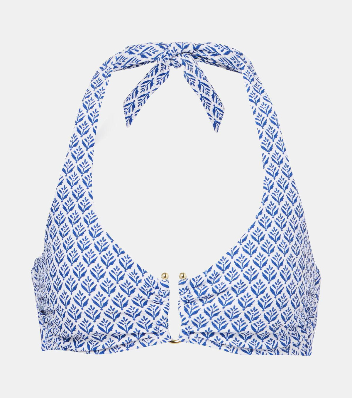 Heidi Klein Cape Cod U-Bar printed bikini top
