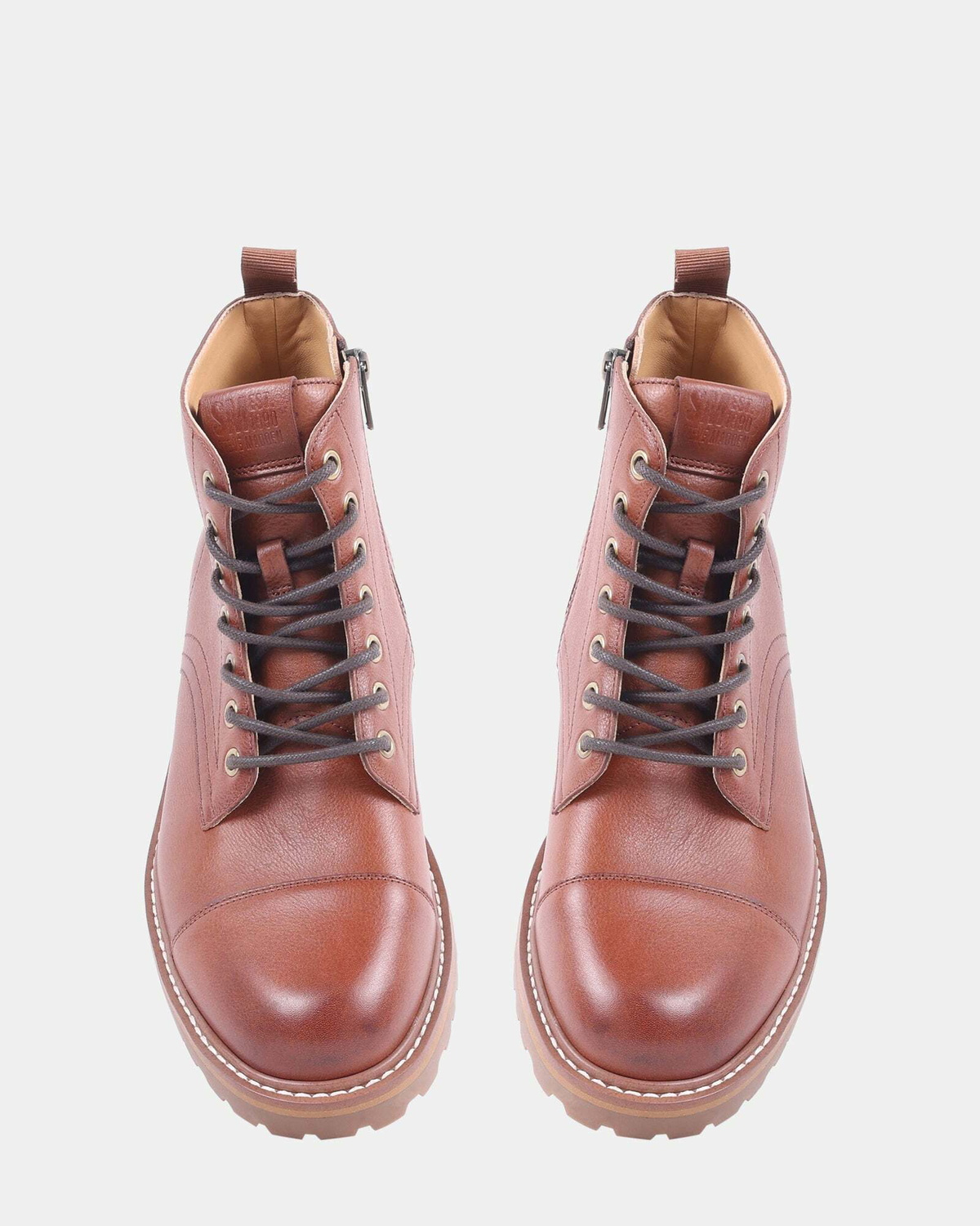 Steve Madden Uggo Boots in Cognac