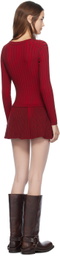 Chopova Lowena Red Patsy Minidress