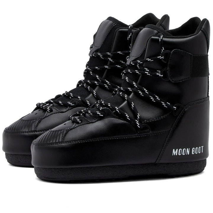Photo: Moon Boot Women's Mid Sneaker Boots in Black