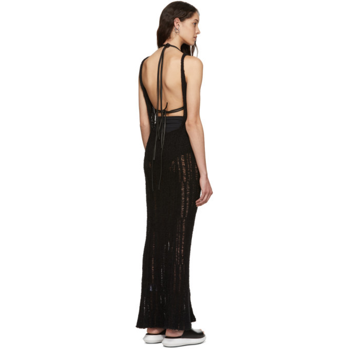 Eckhaus Latta Black Spider Web Dress Eckhaus Latta