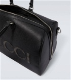 Gucci Medium logo leather duffel bag
