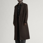 Our Legacy Men's Issue Wool Extended Whale Coat in Deep Pangoa