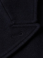 Oliver Spencer - Albion Double-Breasted Felt Coat - Blue