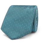 Paul Smith - 6cm Pin-Dot Silk-Faille Tie - Men - Teal