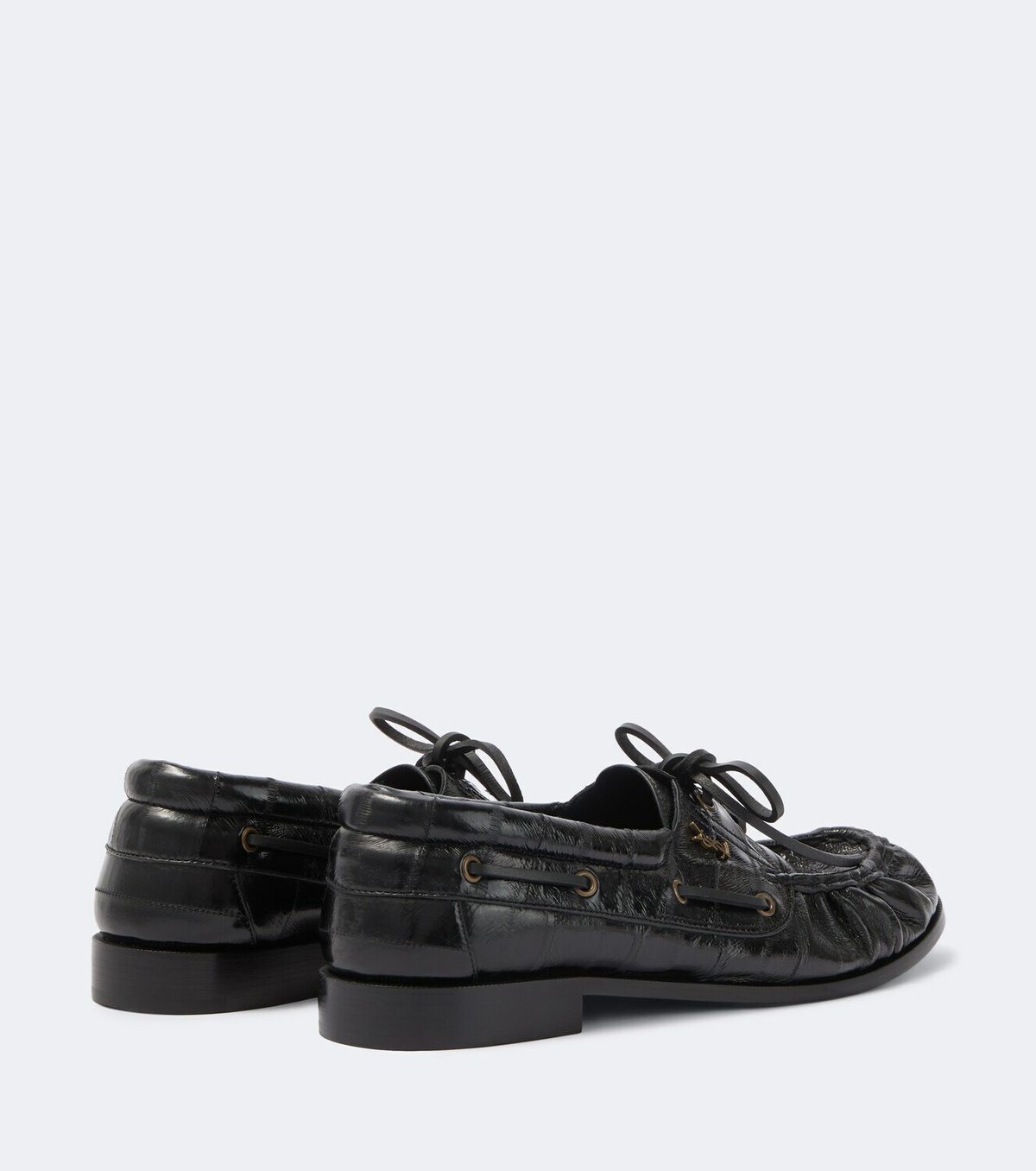 Saint Laurent Le Loafer leather boat shoes