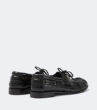 Saint Laurent Le Loafer leather boat shoes