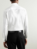 Brioni - Slim-Fit Cotton-Poplin Shirt - White