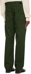 LEMAIRE Green Curved Jeans