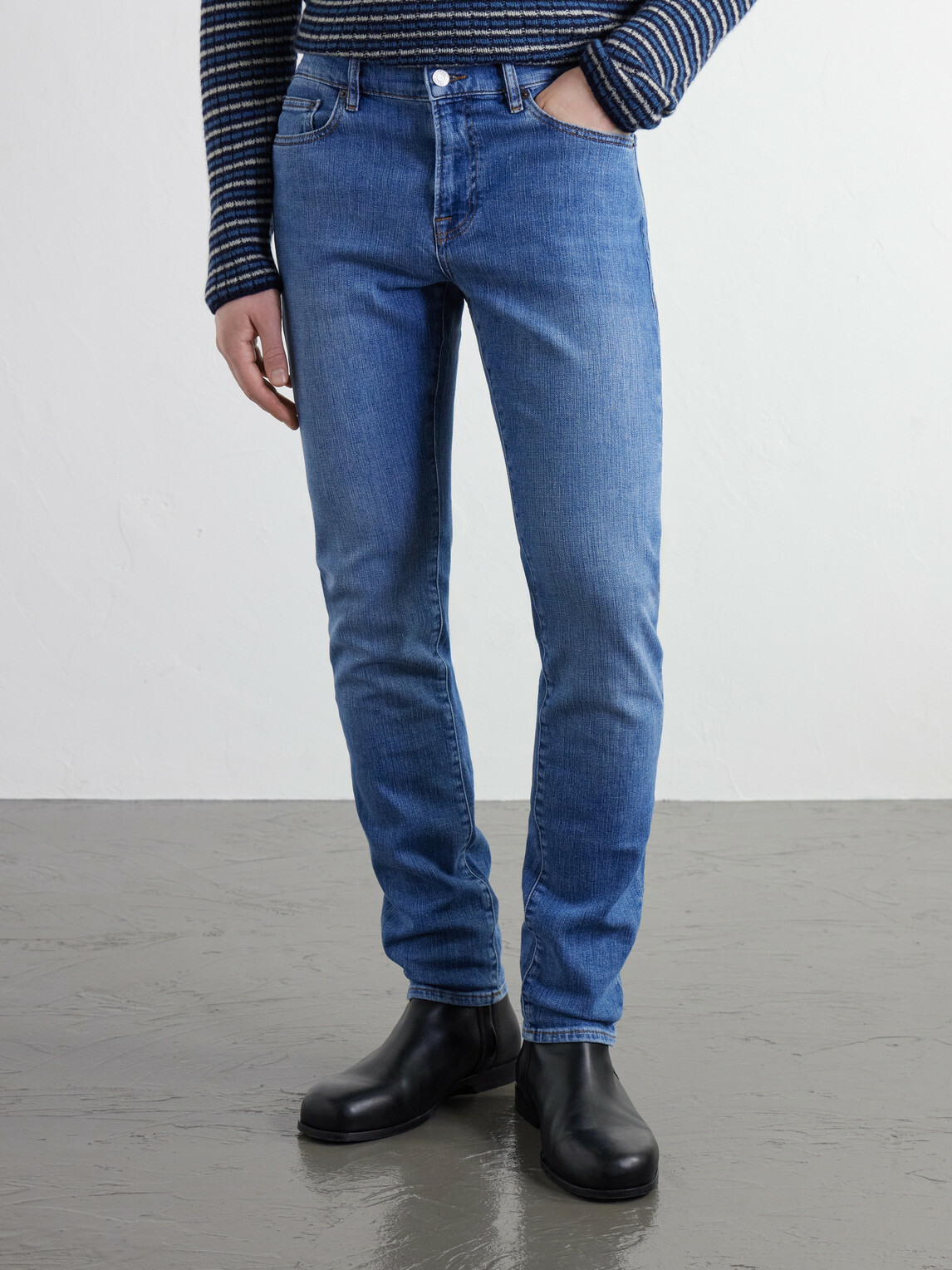 FRAME - L'Homme Slim-Fit Jeans - Blue