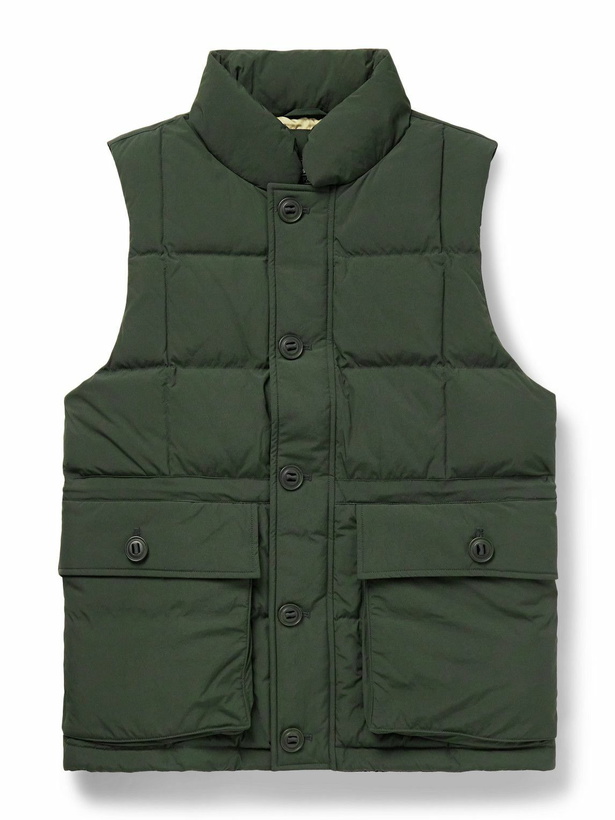 Photo: FrizmWORKS - Karakoram Quilted Nylon Down Gilet - Green
