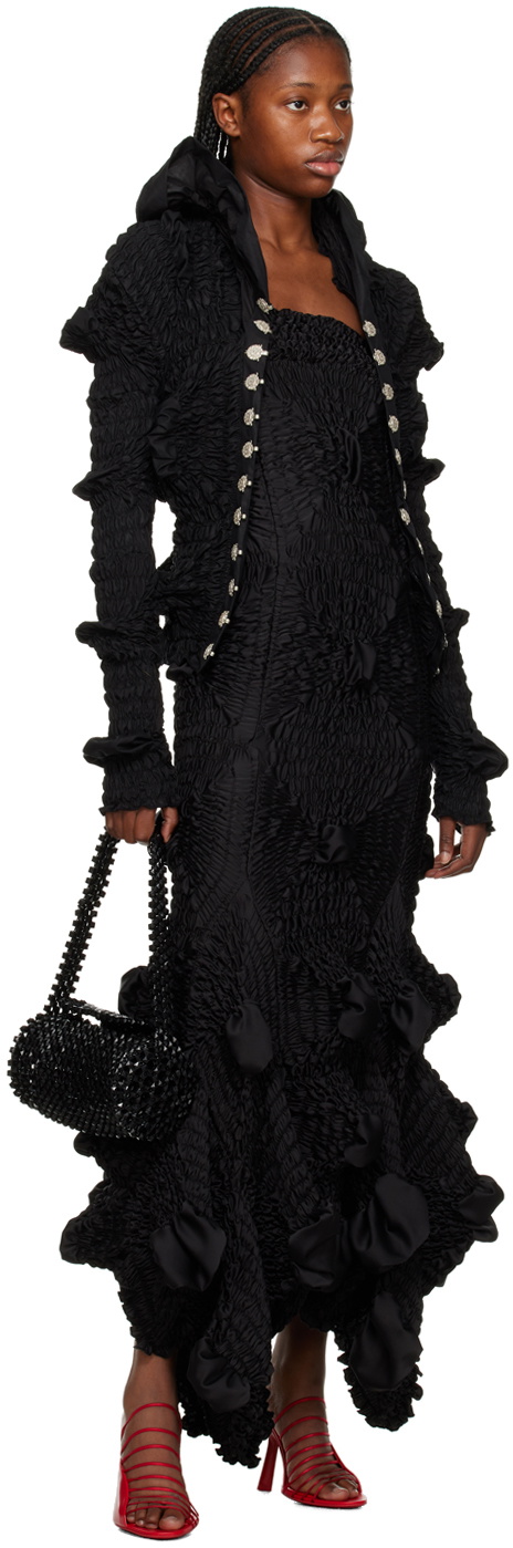Feben Black Armour Blouse