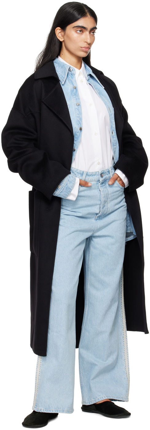 Nanushka Blue Josine Jeans