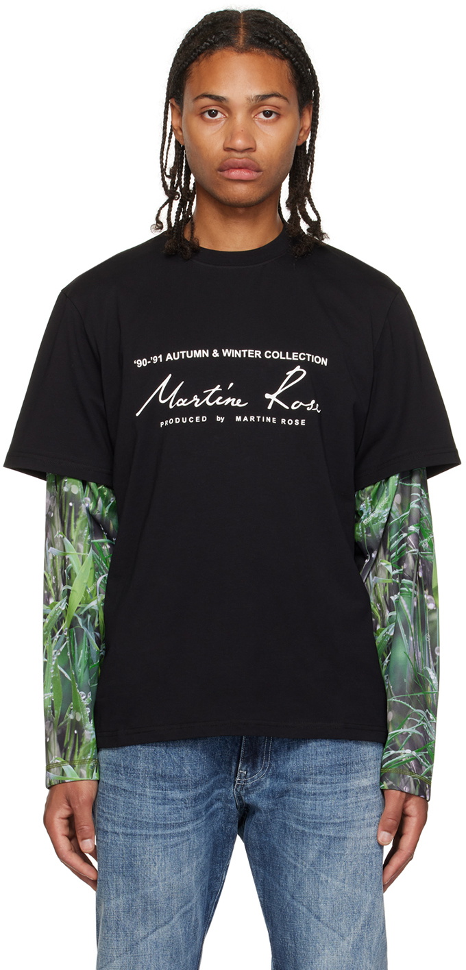 Martine Rose Black Classic T-Shirt Martine Rose