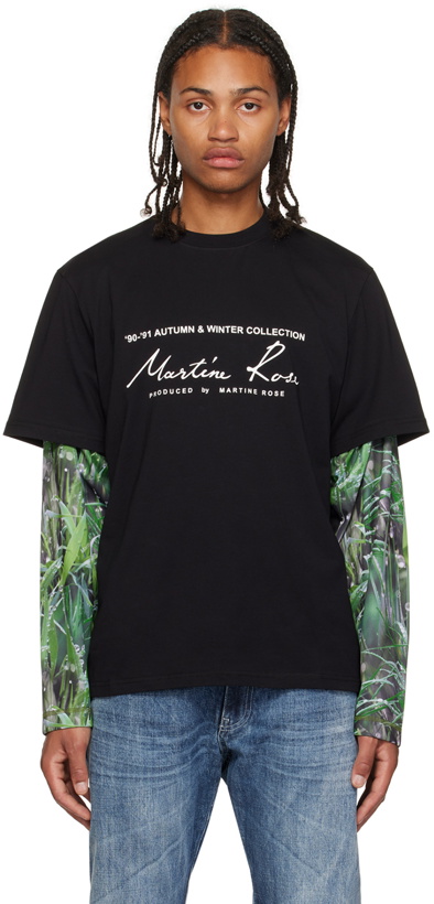 Photo: Martine Rose Black Classic T-Shirt