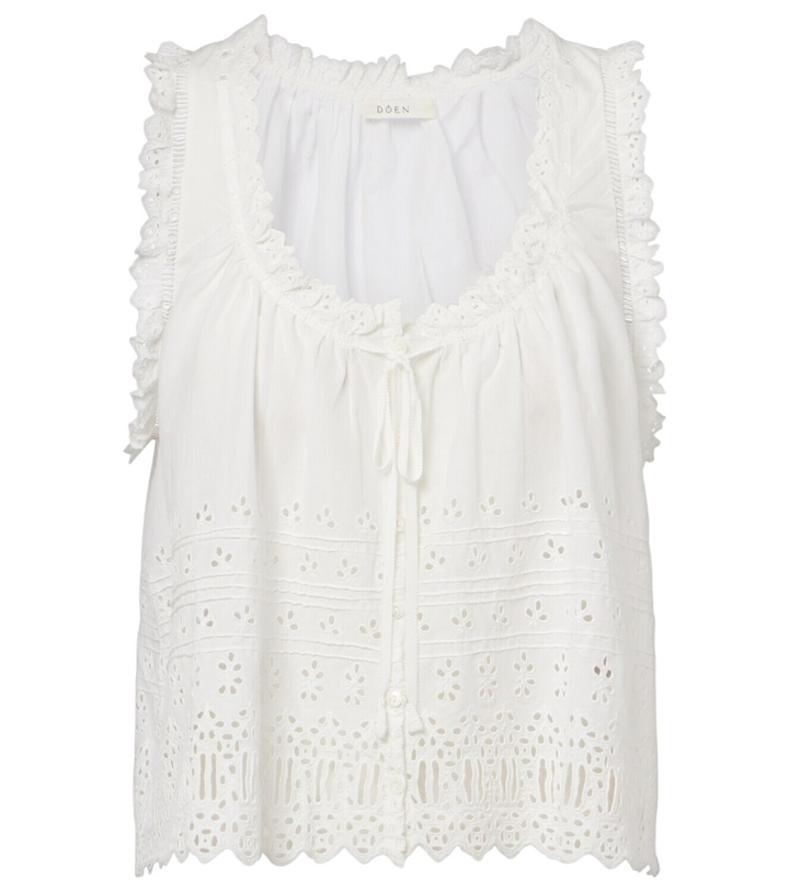 Photo: Dôen Toussine broderie anglaise cotton top