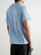 LOEWE - Logo-Embroidered Cotton-Jersey T-Shirt - Blue
