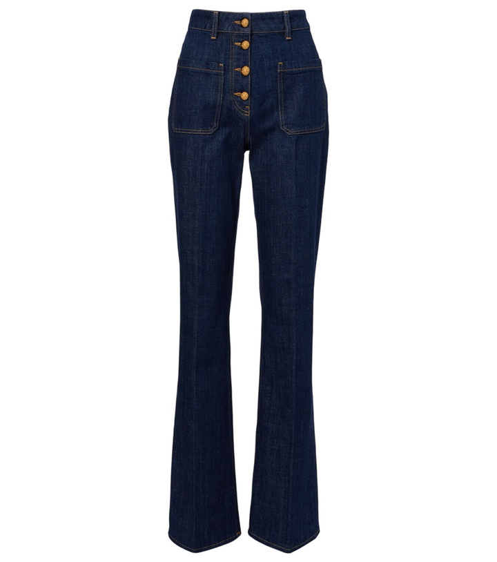 Photo: Valentino High-rise flared jeans