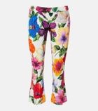 Dolce&Gabbana Floral capri pants