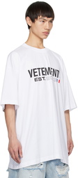 VETEMENTS White Printed T-Shirt