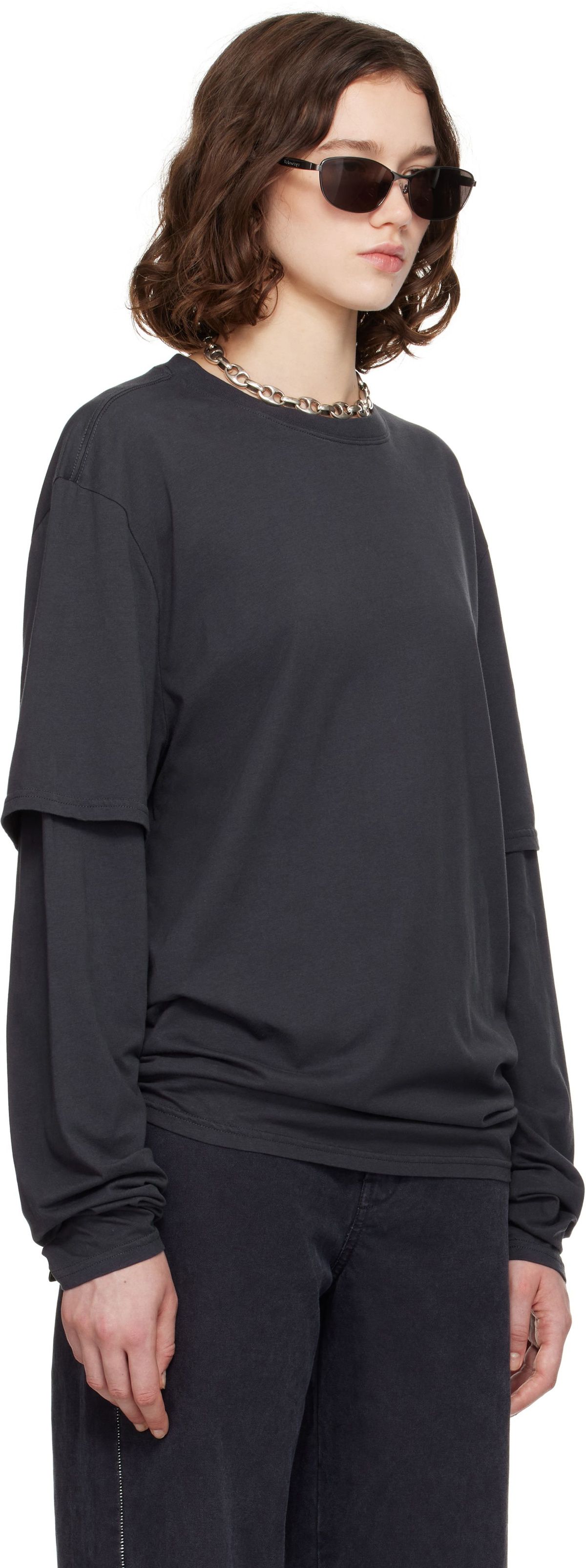 Still Kelly Black Layered 'Winner' T-shirt