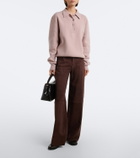 Stouls Lilou Ten suede wide-leg pants