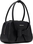 SHUSHU/TONG Black Bow Ring Handle Bag