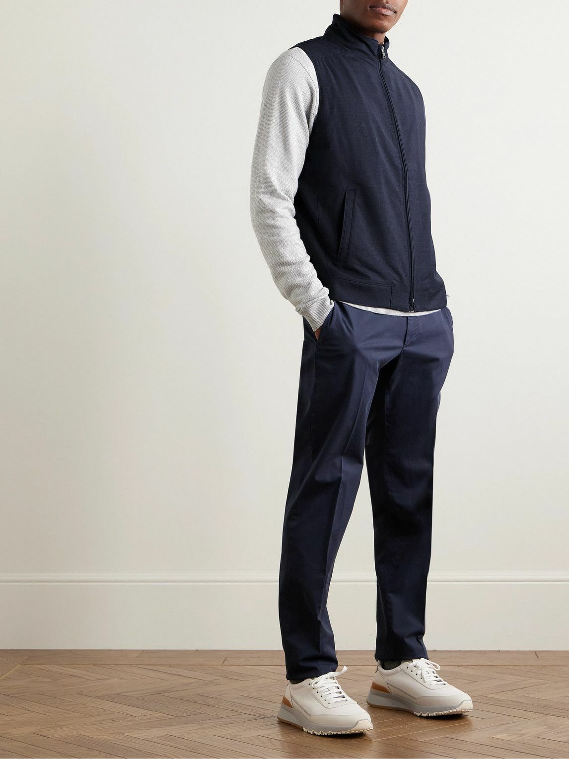 Peter Millar - Excursionist Lite Padded Wool Gilet - Blue