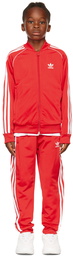 adidas Kids Kids Red Adicolor Tracksuit Set