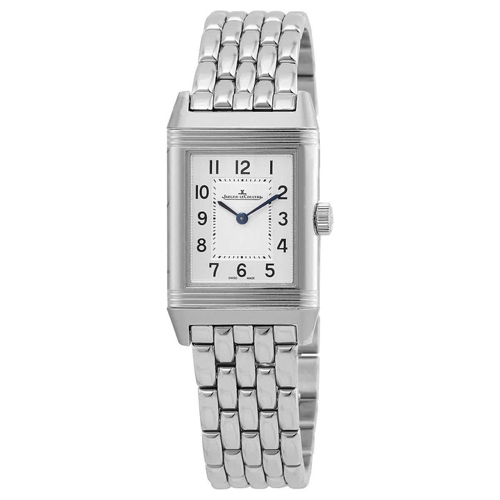 Photo: Jaeger LeCoultre Reverso Classic Monoface Quartz Silver Dial Ladies Watch Q2618140
