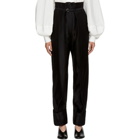Lemaire Black Cargo Trousers