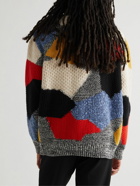 Missoni - Logo-Appliquéd Intarsia-Knit Wool-Blend Cardigan - Multi