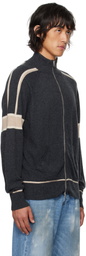 Gimaguas Black Pedro Zip Up Sweater