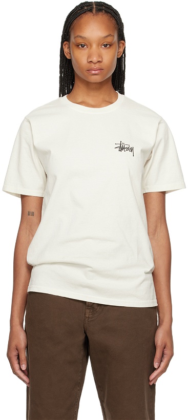 Photo: Stüssy Off-White Pigment-Dyed T-Shirt